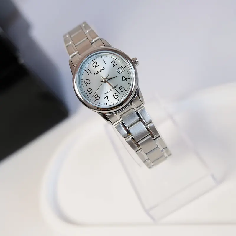 Casio Enticer Japan Quartz Ice Blue Dial Ladies Watch- LTP-V002D-2B